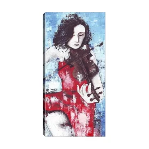 Canvastavla DKY People Flerfärgad 50x120 cm - Inredning Rabatter
