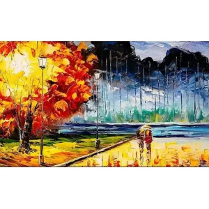 Canvastavla YTY Cities & Countries Flerfärgad 120x50 cm - Inredning Beställ idag