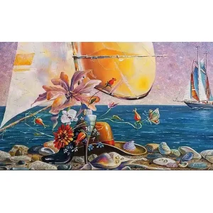 Canvastavla YTY Landscape & Nature Flerfärgad 120x50 cm - Inredning Premium