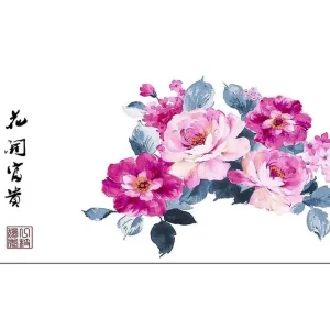 Fynd Canvastavla YTY Floral & Botanical Flerfärgad 120x50 cm - Inredning