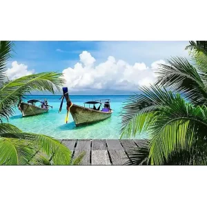 Canvastavla YTY Nautical & Beach Flerfärgad 120x50 cm - Inredning Rea