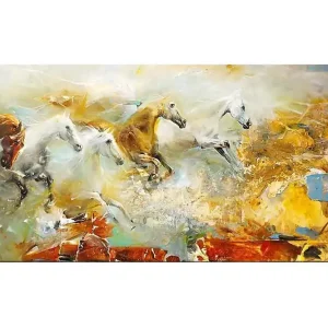 Canvastavla YTY Animals Flerfärgad 120x50 cm - Inredning Nedsatt pris