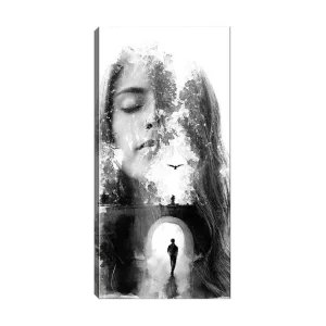 Canvastavla DKY People Flerfärgad 50x120 cm - Inredning Premium
