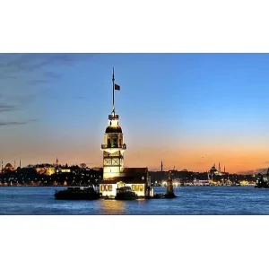 Canvastavla YTY Cities & Countries Flerfärgad 120x50 cm - Inredning Outlet