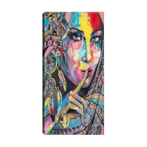 Canvastavla DKY People Flerfärgad 50x120 cm - Inredning Kundfavorit