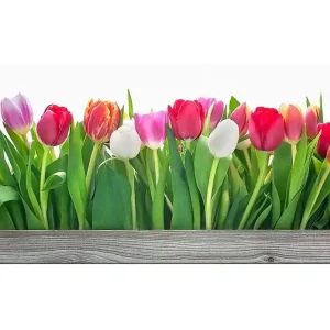 Extra rabatt Canvastavla YTY Floral & Botanical Flerfärgad 120x50 cm - Inredning
