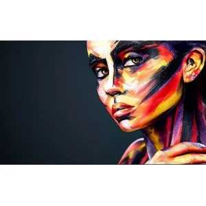 Canvastavla YTY People Flerfärgad 120x50 cm - Inredning Begränsat erbjudande