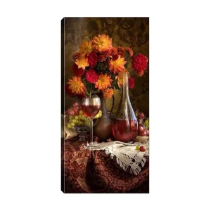 Rabatter Canvastavla DKY Floral & Botanical Flerfärgad 50x120 cm - Inredning