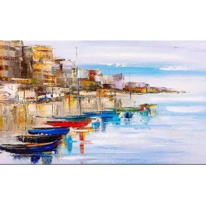 Canvastavla YTY Nautical & Beach Flerfärgad 120x50 cm - Inredning Erbjudande