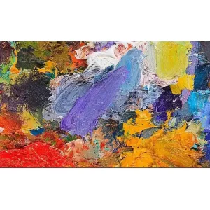 I lager Canvastavla YTY Abstract & Fractals Flerfärgad 120x50 cm - Inredning