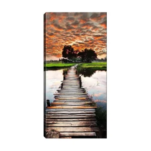 Canvastavla DKY Landscape & Nature Flerfärgad 50x120 cm - Inredning Billig
