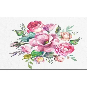 Bästa pris Canvastavla YTY Floral & Botanical Flerfärgad 120x50 cm - Inredning