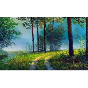 Canvastavla YTY Landscape & Nature Flerfärgad 120x50 cm - Inredning Snabb frakt