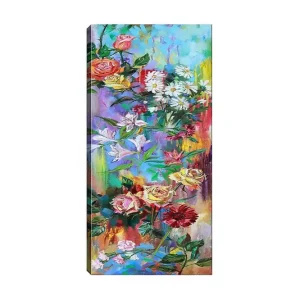 Canvastavla DKY Floral & Botanical Flerfärgad 50x120 cm - Inredning Erbjudandepris