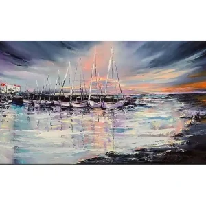 Canvastavla YTY Nautical & Beach Flerfärgad 120x50 cm - Inredning Snabb frakt