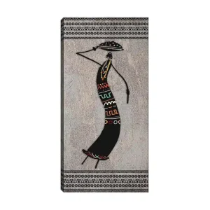 risnedsättning Canvastavla DKY World Cultures Flerfärgad 50x120 cm - Inredning