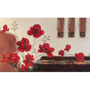 Canvastavla YTY Floral & Botanical Flerfärgad 120x50 cm - Inredning Fynd