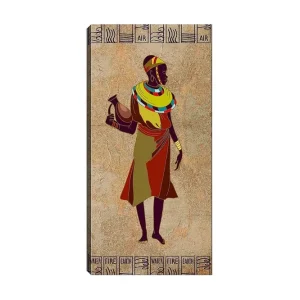 Begränsat antal Canvastavla DKY World Cultures Flerfärgad 50x120 cm - Inredning