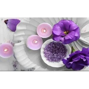 Canvastavla YTY Floral & Botanical Flerfärgad 120x50 cm - Inredning Fynd