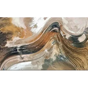 Handla nu Canvastavla YTY Abstract & Fractals Flerfärgad 120x50 cm - Inredning