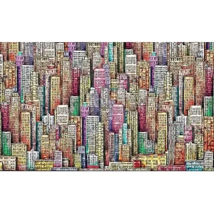Snabb frakt Canvastavla YTY Buildings & Cityscapes Flerfärgad 120x50 cm - Inredning