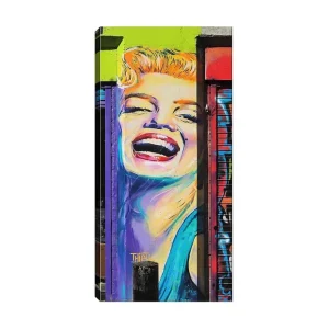 Köp online Canvastavla DKY People Flerfärgad 50x120 cm - Inredning