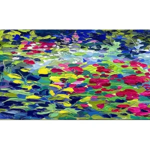 Begränsat antal Canvastavla YTY Abstract & Fractals Flerfärgad 120x50 cm - Inredning