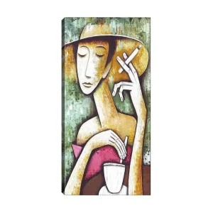 Snabb leverans Canvastavla DKY People Flerfärgad 50x120 cm - Inredning