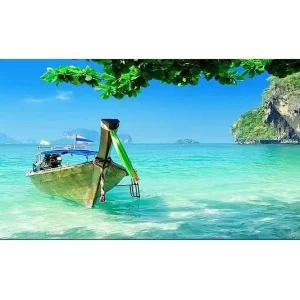 Bästa pris Canvastavla YTY Nautical & Beach Flerfärgad 120x50 cm - Inredning