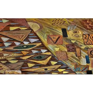 Canvastavla YTY Abstract & Fractals Flerfärgad 120x50 cm - Inredning Kundfavorit