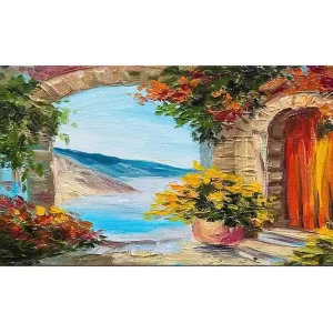 Canvastavla YTY Buildings & Cityscapes Flerfärgad 120x50 cm - Inredning Fynd