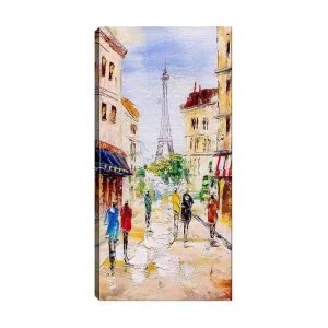 Canvastavla DKY Cities & Countries Flerfärgad 50x120 cm - Inredning risnedsättning