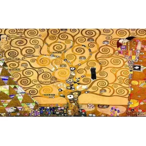 Sänkt pris Canvastavla YTY Abstract & Fractals Flerfärgad 120x50 cm - Inredning