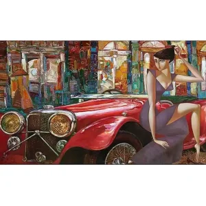 Canvastavla YTY Transportation Flerfärgad 120x50 cm - Inredning Nyhet