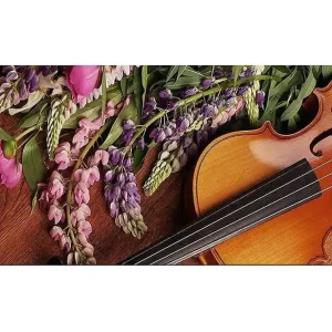 Premium Canvastavla YTY Floral & Botanical Flerfärgad 120x50 cm - Inredning