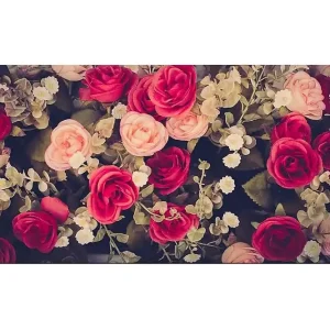 Billigare Canvastavla YTY Floral & Botanical Flerfärgad 120x50 cm - Inredning