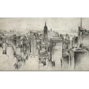 Canvastavla YTY Buildings & Cityscapes Flerfärgad 120x50 cm - Inredning Endast denna vecka
