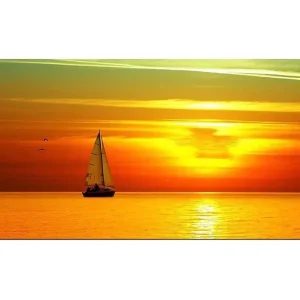 Canvastavla YTY Nautical & Beach Flerfärgad 120x50 cm - Inredning Bästa pris