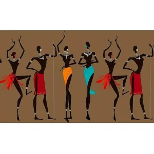 Premium Canvastavla YTY World Cultures Flerfärgad 120x50 cm - Inredning