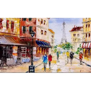 Canvastavla YTY Buildings & Cityscapes Flerfärgad 120x50 cm - Inredning Begränsat antal