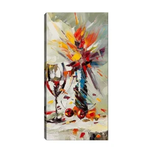 Canvastavla DKY Floral & Botanical Flerfärgad 50x120 cm - Inredning Rabatt