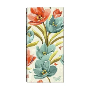 Canvastavla DKY Floral & Botanical Flerfärgad 50x120 cm - Inredning Rea