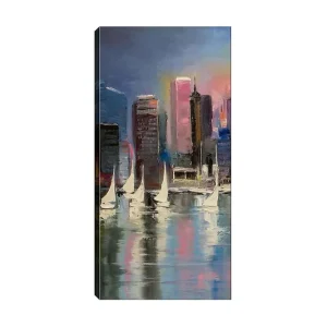 Canvastavla DKY Cities & Countries Flerfärgad 50x120 cm - Inredning Handla nu