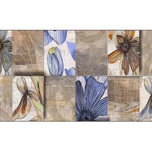 Canvastavla YTY Floral & Botanical Flerfärgad 120x50 cm - Inredning Snabb leverans
