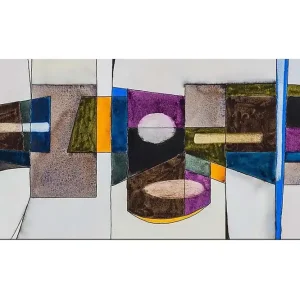 Trygg betalning Canvastavla YTY Abstract & Fractals Flerfärgad 120x50 cm - Inredning
