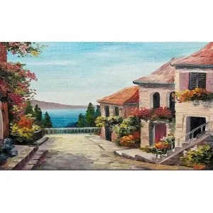 Expressleverans Canvastavla YTY Buildings & Cityscapes Flerfärgad 120x50 cm - Inredning