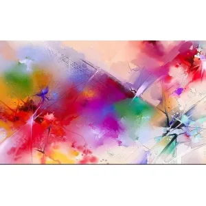 Canvastavla YTY Abstract & Fractals Flerfärgad 120x50 cm - Inredning Köp nu