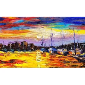 Canvastavla YTY Landscape & Nature Flerfärgad 120x50 cm - Inredning Köp online