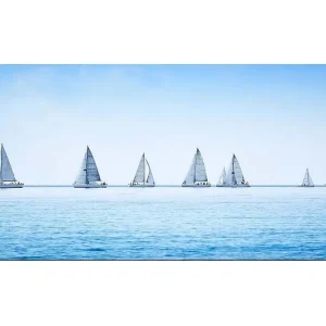 Köp online Canvastavla YTY Nautical & Beach Flerfärgad 120x50 cm - Inredning