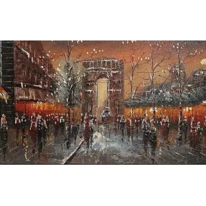 Canvastavla YTY Buildings & Cityscapes Flerfärgad 120x50 cm - Inredning Nyhet